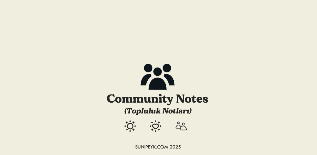 community notes, topluluk notları ikonları